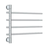 Thermorail Non Heated Swivel Straight 600x540x99mm 4Bars - Round